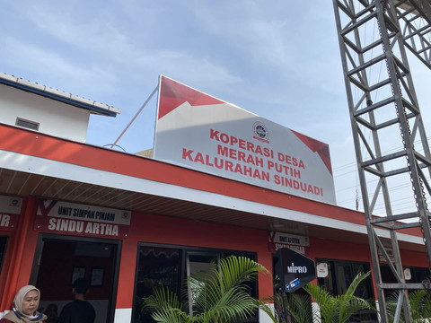 Koperasi Desa/Kelurahan (Kopdes) Merah Putih di Kalurahan Sinduadi, Sleman, DIY. Foto: Pandangan Jogja/Resti Damayanti