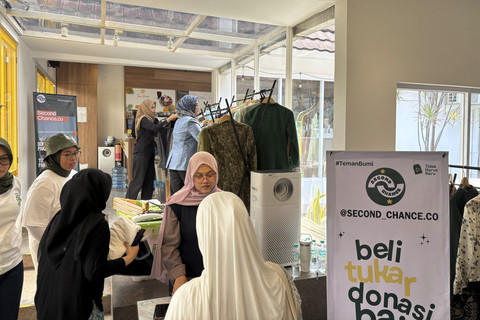 Suasana acara launching kominitas EcoGen PKB di Blok M, Jakarta, Sabtu (12/7/2025). Foto: Abid Raihan/kumparan