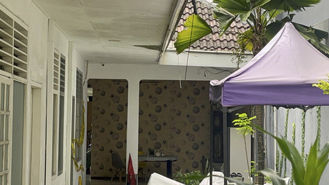 CCTV di area kamar Arya Diplomat yang ditemukan meninggal dunia di kamar indekost di Gondangdia Kecil, Menteng, Jakarta Pusat, Minggu (13/7/2025). Foto: Rayyan Farhansyah/kumparan