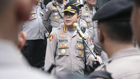 Persiapan pengamanan sidang Hasto oleh Polres Jakarta Pusat, Senin (14/7/2025). Foto: Dok. Polres Jakpus