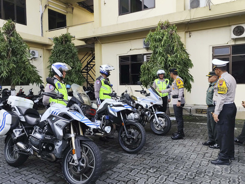 Suasana Apel Operasi Patuh Candi 2025 di Polrestabes Semarang, Senin (14/7/2025). Foto: Dok. Istimewa