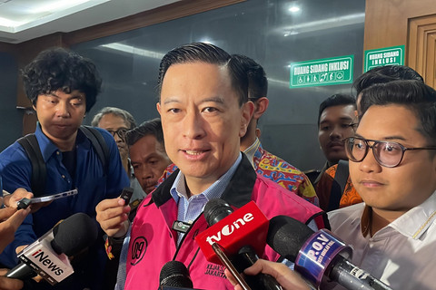 Menteri Perdagangan (Mendag) RI 2015-2016, Thomas Trikasih Lembong atau Tom Lembong, usai sidang duplik terkait kasus dugaan korupsi importasi gula, yang menjeratnya sebagai terdakwa, di Pengadilan Tipikor Jakarta, Senin (14/7/2025). Foto: Fadhil Pramudya/kumparan