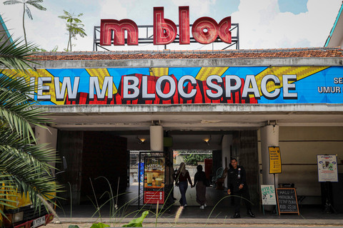 Suasana M Bloc Space, Blok M, Jakarta, Selasa (15/7/2025). Foto: Iqbal Firdaus/kumparan