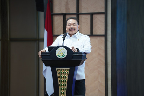 Penandatanganan nota kesepakatan (MoU) Jaksa Agung ST Burhanuddin dengan Dewan Pers di Kejaksaan Agung, Jakarta, Selasa (15/7/2025). Foto: Kejagung RI