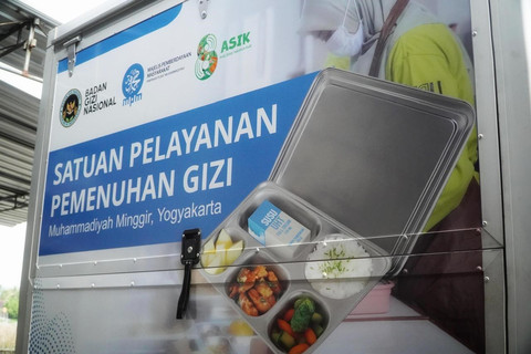 Peresmian Satuan Pelayanan Pemenuhan Gizi (SPPG) Muhammadiyah seluruh Indonesia di SPPG Muhammadiyah Kapanewon Minggir, Kabupaten Sleman, Selasa (15/7/2025). Foto: PP Muhammadiyah