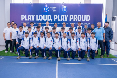 BRI bersama Liga Kompas melepas keberangkatan Tim LKG BRI Indonesia yang akan bertanding pada Gothia Cup 2025 yang akan digelar di Gothenburg, Swedia pada 13-20 Juli 2025, Rabu (9/7). Foto: Dok. BRI