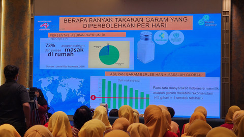 Ajinomoto edukasi ibu-ibu PKK Pesanggrahan dalam membuat masakan gizi seimbang dan bijak penggunaan garam, di Jakarta (15/7/2025). Foto: Azalia Amadea/Kumparan