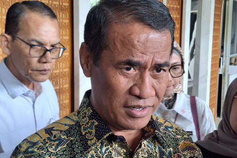Menteri Pertanian Amran Sulaiman ditemui di Gedung DPR, Jakarta Pusat, Rabu (16/7/2025). Foto: Argya Maheswara/kumparan