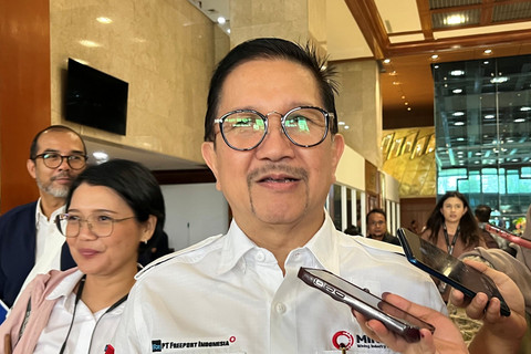 Direktur Utama PT Freeport Indonesia (PTFI) Tony Wenas saat ditemui di kompleks parlemen Senayan, Rabu (16/7/2025). Foto: Fariza Rizky Ananda/kumparan