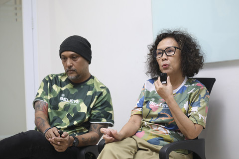 Produser Celerina Judisari dan Sutradara Arwin Tri Wardhana saat media visit ke kumparan, Rabu (16/7/2025). Foto: Dicky Adam Sidiq/kumparan
