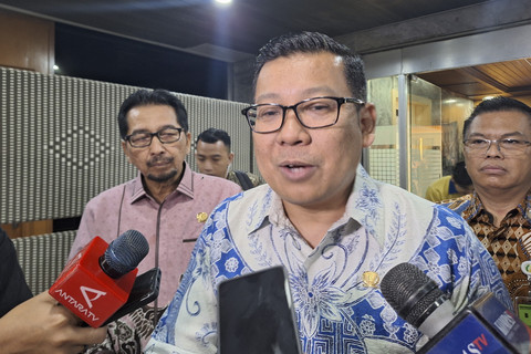 Kepala Bapanas Arief Prasetyo Adi usai rapat bersama Komisi IV DPR di Gedung DPR RI, Jakarta Pusat pada Kamis (17/7/2025). Foto: Argya D. Maheswara/kumparan
