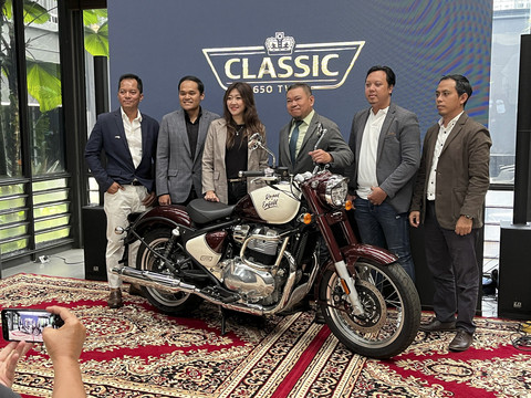 Tampilan Royal Enfield 650 cc. Foto: Fitra Andrianto/kumparan