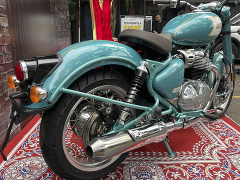 Tampilan Royal Enfield 650 cc. Foto: Fitra Andrianto/kumparan