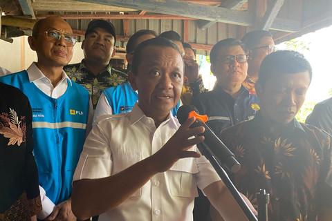 Menteri ESDM Bahlil Lahadalia di Kabupaten Blora, Jawa Tengah, Kamis (17/7/2025). Foto: Muhammad Fhandra/kumparan
