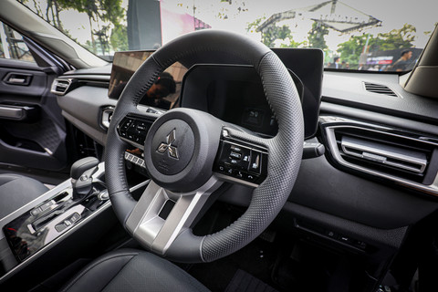 Suasana Interior mobil Mitsubishi All-New Destinator di Senayan, Jakarta, Kamis (17/7). Foto: Aditia Noviansyah/kumparan