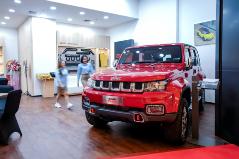 Grand Opening BAIC Gandaria City City Store pertama di Jakarta. Foto: BAIC