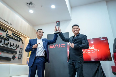 Grand Opening BAIC Gandaria City City Store pertama di Jakarta. Foto: BAIC
