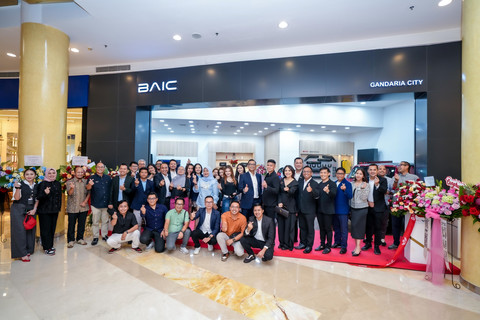 Grand Opening BAIC Gandaria City City Store pertama di Jakarta. Foto: BAIC