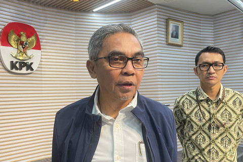 Ketua KPK Setyo Budiyanto saat diwawancarai wartawan di Gedung Merah Putih KPK, Jakarta, Kamis (17/7/2025). Foto: Fadhil Pramudya/kumparan