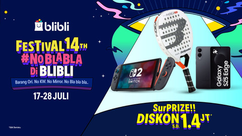 Blibli gelar festival 14th #NoBlablaDiBlibli. Foto: Dok. Blibli