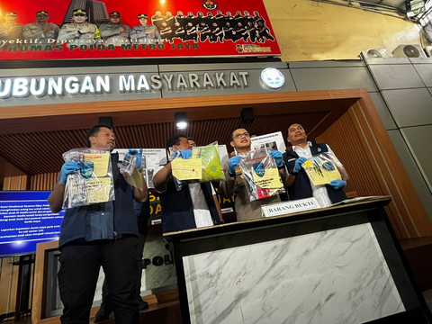Konferensi Pers Kasus TPPO terhadap Anak di Bawah Umur di Polda Metro Jaya, Sabtu (19/7/2025). Foto: Rayyan Farhansyah/kumparan