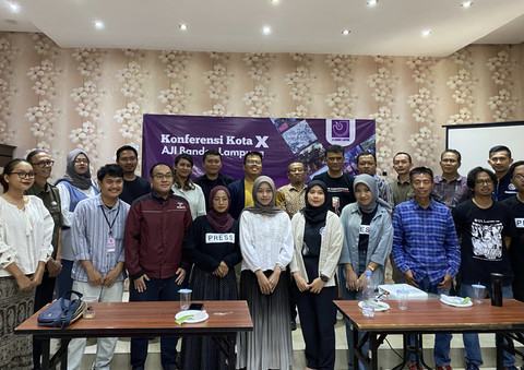 Pembukaan Konferensi Kota ke- 10 Aliansi Jurnalis Independen (AJI) Bandar Lampung | Foto : Eka Febriani / Lampung Geh