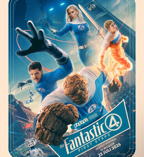 Film Marvel Studios terbaru, The Fantastic Four: First Steps. Foto: Istimewa