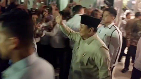 Presiden Prabowo Subianto menghadiri Kongres PSI 2025 di Solo, Jawa Tengah, Minggu (20/7/2025). Foto: kumparan