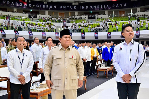 Presiden Prabowo Subianto menghadiri Kongres PSI 2025 di Edutorium UMS, Jawa Tengah, Minggu (20/7/2025). Foto: Rusman/Biro Pers Sekretariat Presiden