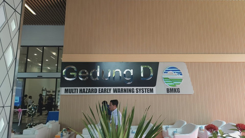 Gedung baru tahan gempa di Kompleks Kantor Pusat BMKG, Jakarta Pusat, Senin (21/7/2025). Foto: Jonathan Devin/kumparan