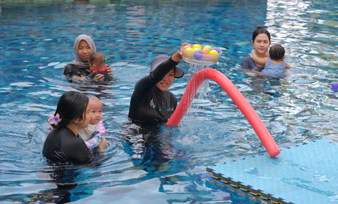 Splish Splash Baby yang digelar dalam rangka menyambut peringatan Hari Anak Nasional 2025.