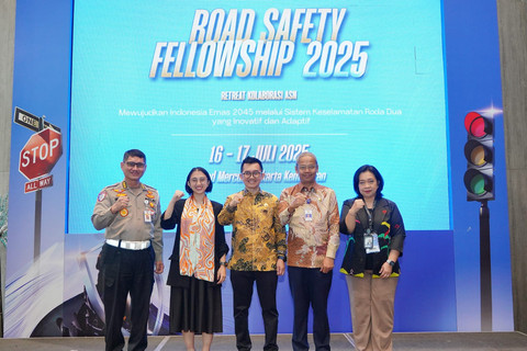 Perwakilan kementerian/lembaga terkait mengikuti acara Road Safety Fellowship 2025 yang digelar Pijar Foundation bersama Kemenhub dan LAN di Hotel Grand Mercure Kemayoran, Jakarta, pada 16 hingga 17 Juli 2025. Foto: Dok. Istimewa