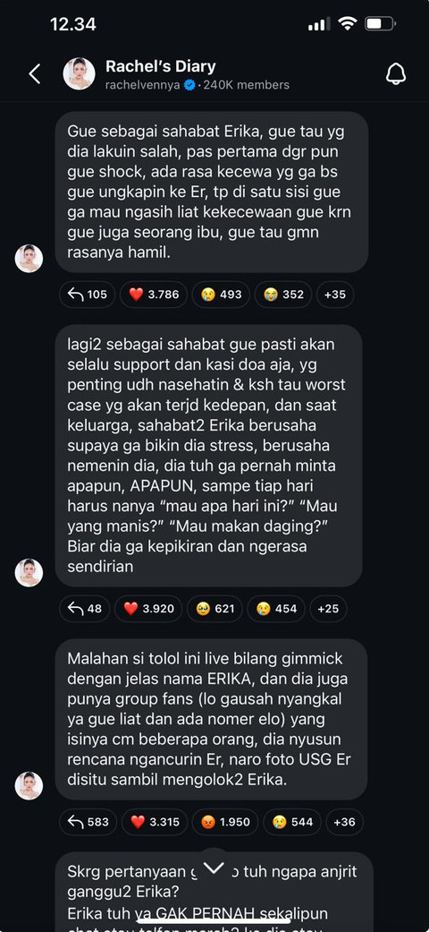 Broadcast Channel Rachel Vennya. 