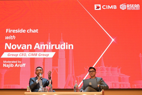 CEO CIMB Group Holdings Bhd, Novan Amirudin saat Media Gathering di CIMB Tower, Kuala Lumpur, Senin (21/7/2025). Foto: Abdul Latif/kumparan