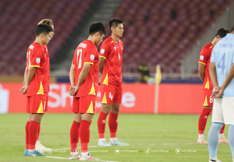Vietnam vs Kamboja dalam laga terakhir Grup C ASEAN U-23 Mandiri Cup 2025 di Stadion Utama, GBK, Jakarta, pada Selasa (22/7). Foto: VFF