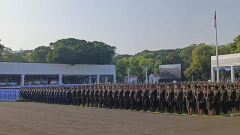 2.000 calon perwira remaja (capaja) yang dilantik Presiden Prabowo Subianto melalui upacara prasetya perwira (praspa) di Istana Merdeka, Jakarta Pusat, Rabu... </div>
<div class=