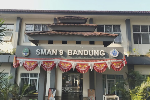 SMAN 9 Bandung, Jawa Barat, Rabu (23/7/2025).  Foto: Alya Zahra/kumparan 