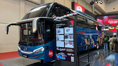 Partisipasi Hino di pameran GIIAS 2025. dok. kumparan