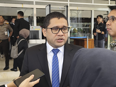 Dirjen Strategi Ekonomi dan Fiskal Kementerian Keuangan (Kemenkeu) Febrio Kacaribu di Kompleks Parlemen Senayan, Jakarta, Kamis (24/7/2025). Foto: Widya Islamiati/kumparan