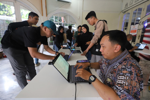 Para peserta antusias mengikuti AI Challenge di kumparan Hangout bersama Lenovo. Foto: Iqbal Firdaus/kumparan