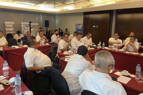 Focus Group Discussion (FGD) "Stop Impor Konstruksi Baja" bersama ISSC (Indonesian Society of Steel Construction di JS Luwansa, Jakarta Selatan, Kamis (24/7/2025). Foto: Najma Ramadhanya/kumparan