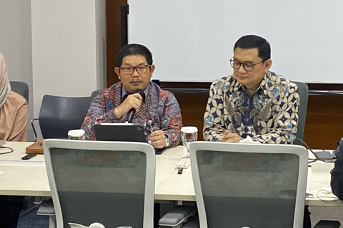 Direktur Eksekutif Kepala Departemen Pengelolaan Moneter dan Aset Sekuritas BI, Erwin Gunawan Hutapea dalam Taklimat Media BI, di Jakarta, Kamis (24/7/2025). Foto: Muhammad Fhandra Hardiyon/kumparan