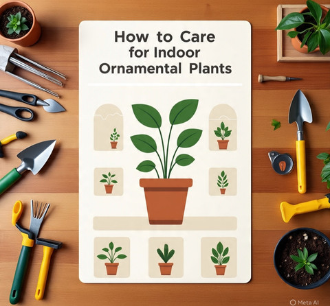 Ilustrasi Cara Merawat Tanaman Hias Indoor