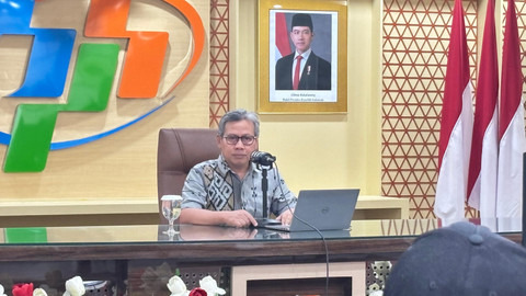 Deputi Bidang Statistik Sosial BPS Ateng Hartono dalam konferensi pers di Kantor Pusat BPS, Jumat (25/7). ...                    </div>

                    <div class=