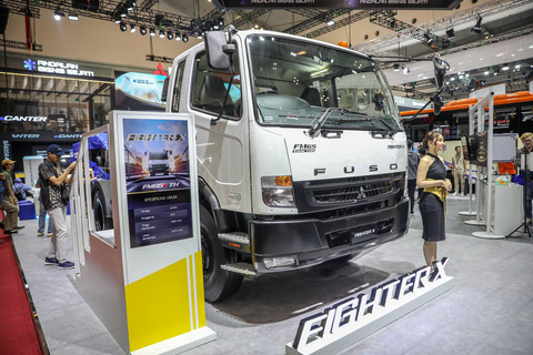 Truk Fighter X di Gaikindo Indonesia International Auto Show (GIIAS) 2025 di ICE BSD, Tangerang, Kamis (24/7/2025). Foto: Aditia Noviansyah/kumparan