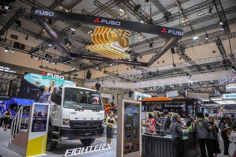 Truk Fighter X di Gaikindo Indonesia International Auto Show (GIIAS) 2025 di ICE BSD, Tangerang, Kamis (24/7/2025). Foto: Aditia Noviansyah/kumparan