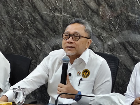 Menko Bidang Pangan Zulkifli Hasan (Zulhas) di Kantor Kemenko Bidang Pangan, Jakarta, Jumat (25/7). Foto: Widya Islamiati/kumparan