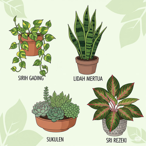 Ilustrasi Apa Saja Rekomendasi Tanaman Hias yang Cocok untuk Pemula?