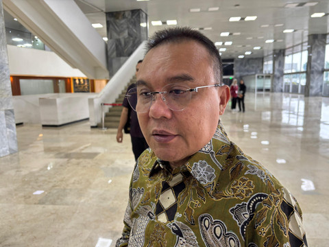 Wakil Ketua DPR RI, Sufmi Dasco Ahmad di Kompleks Parlemen, Senayan, Jakarta Pusat pada Jumat (25/7). Foto: Abid Raihan/kumparan