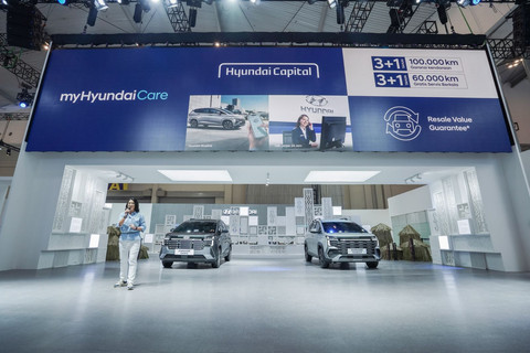 Momen peluncuran Hyundai Stargazer Cartenz dan Stargazer Cartenz X di GIIAS 2025, Rabu (23/7/2025). Foto: Syahrul Ghiffari/kumparan